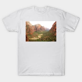 Descending from Angels Landing 2 T-Shirt